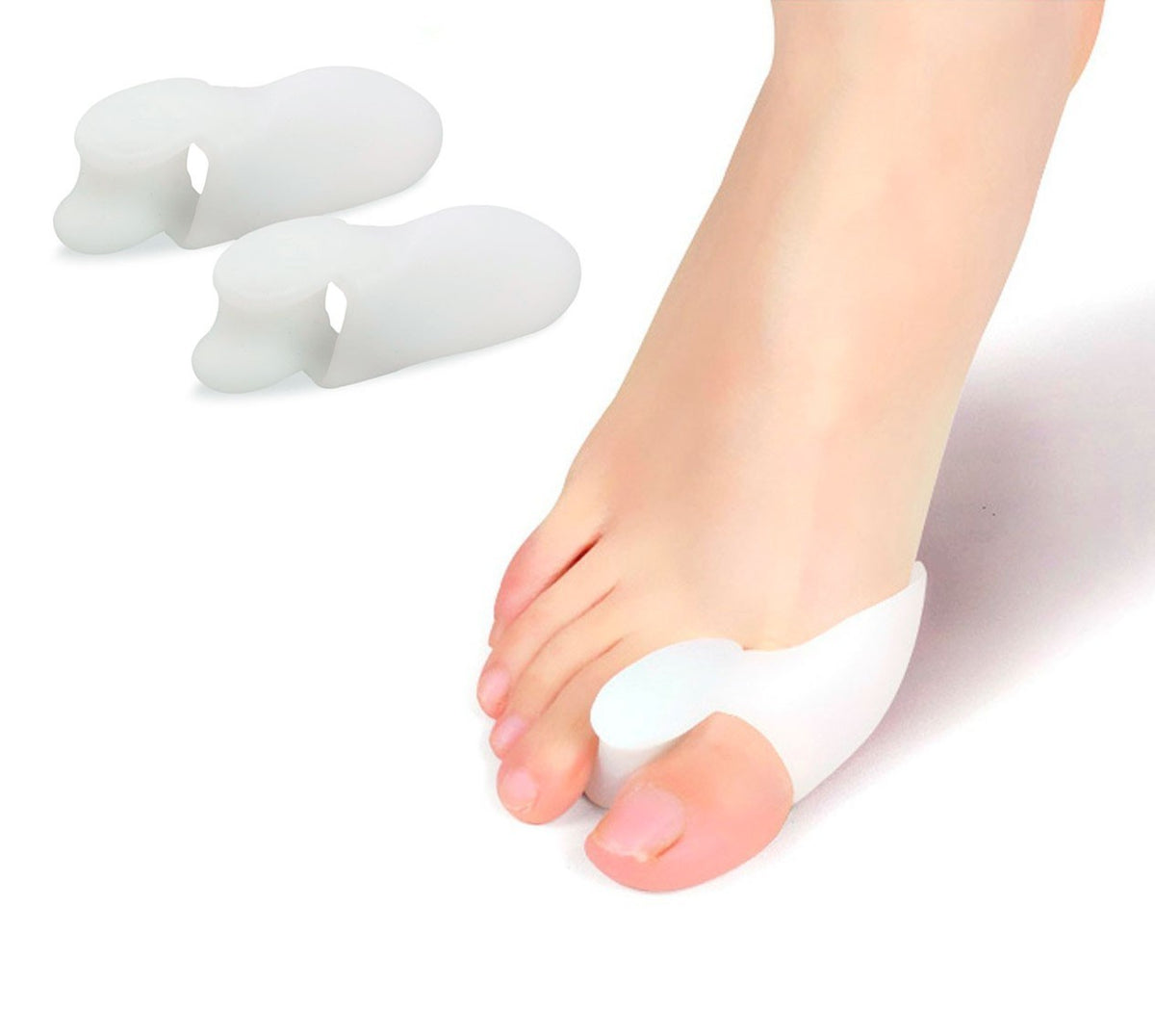Supports gel de protection pour pied avec enrouleur - soulagement instantané