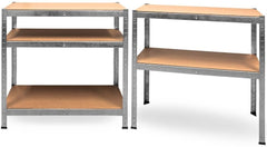 Étagère métallique modulaire 5 niveaux MDF 180x90x40cm, charge 875Kg.
