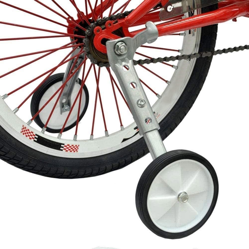 Paire de stabilisateurs et roues d’entraînement vélo changement de 16'' à 24''