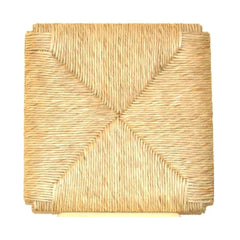 Kit 4 pièces Remplacement du siège en paille avec coins Sigfrido 37x37cm