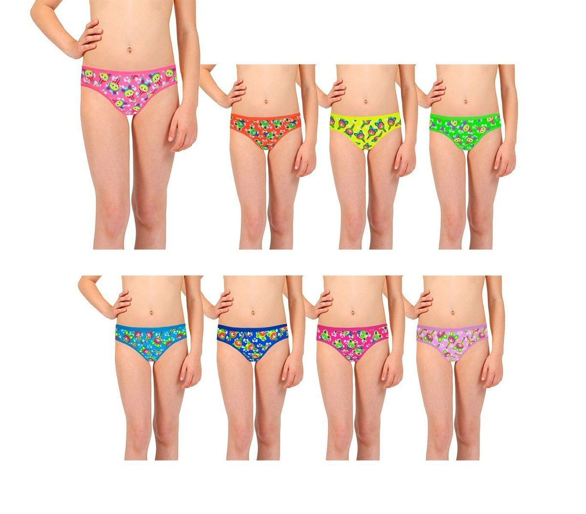 Pack 3- 6 - 12 culottes - modèle LUCY avec des imprimés colorés de 2 à 13 ans