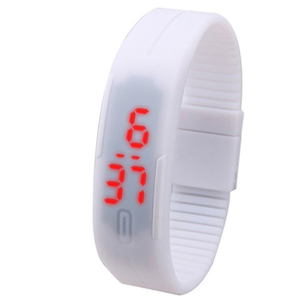Montre numérique LED mod. Running Up bracelet en silicone réglable