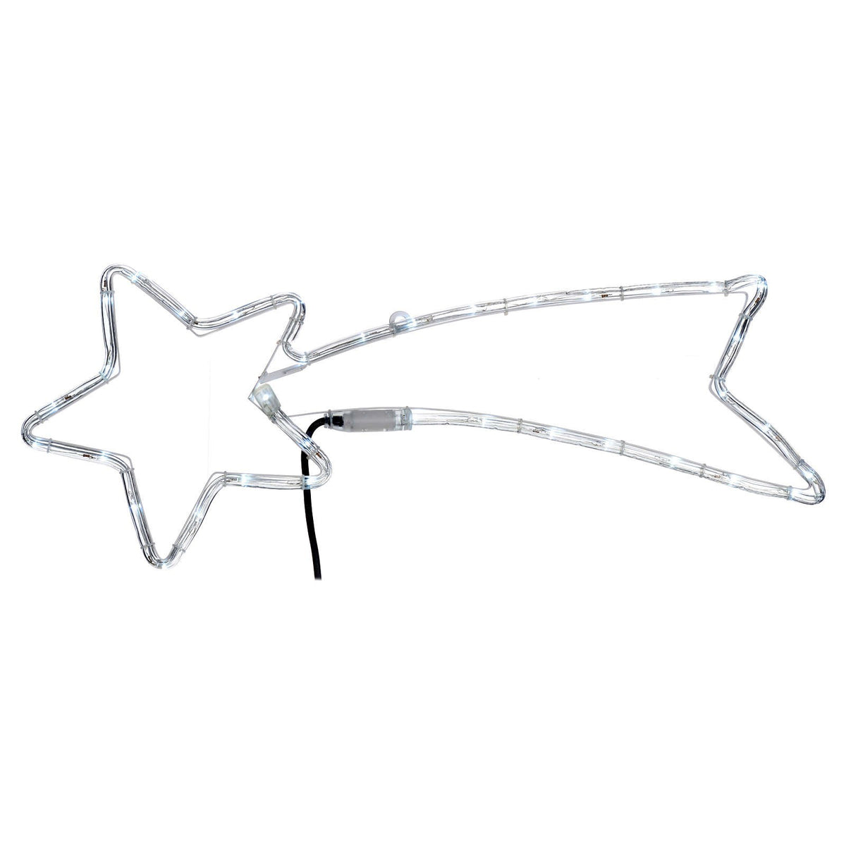 Comète lumineuse de Noël 297236 Led blanc froid clignotant 65L cm