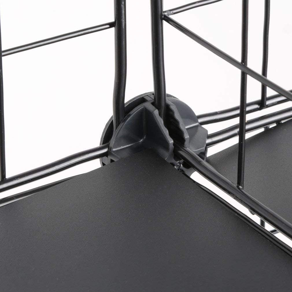 Étagère modulaire en treillis métallique 24 pièces d'étagères cubiques