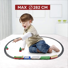 Train de Noël 21 pièces Décoration arbre Mouvement alimenté par piles