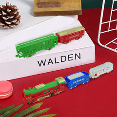 Train de Noël 21 pièces Décoration arbre Mouvement alimenté par piles