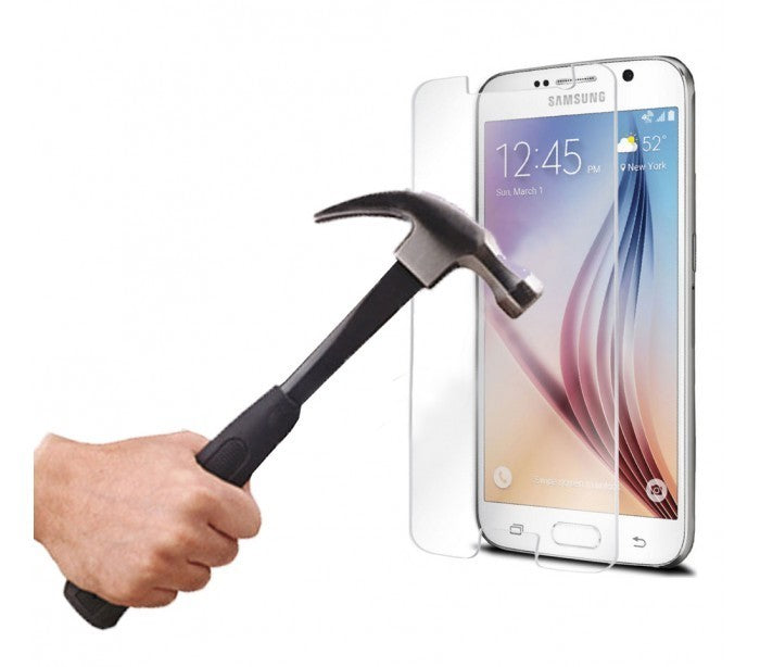 Protection écran téléphone en verre trempé transparent SAMSUNG S6