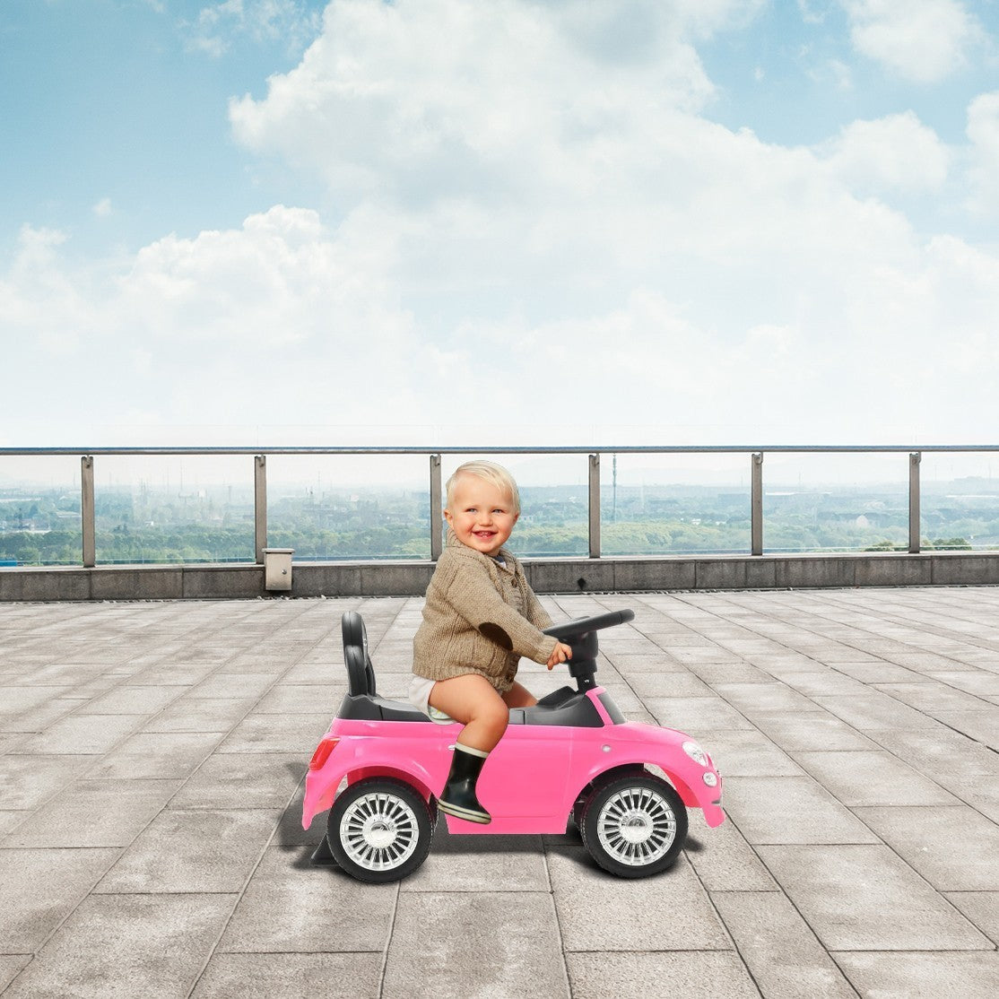 R7059 Fiat 500 low ride-on toy car pour enfants 58x28x38 cm