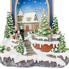 361021 Livre Arbre de Noël Lumières Sons Mouvement 19x15x21 cm