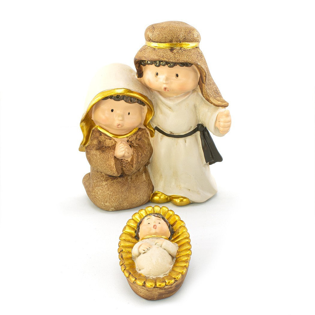 248122 Scène de Nativité 7 pcs Figurines avec 9 personnages Décorations de Noël