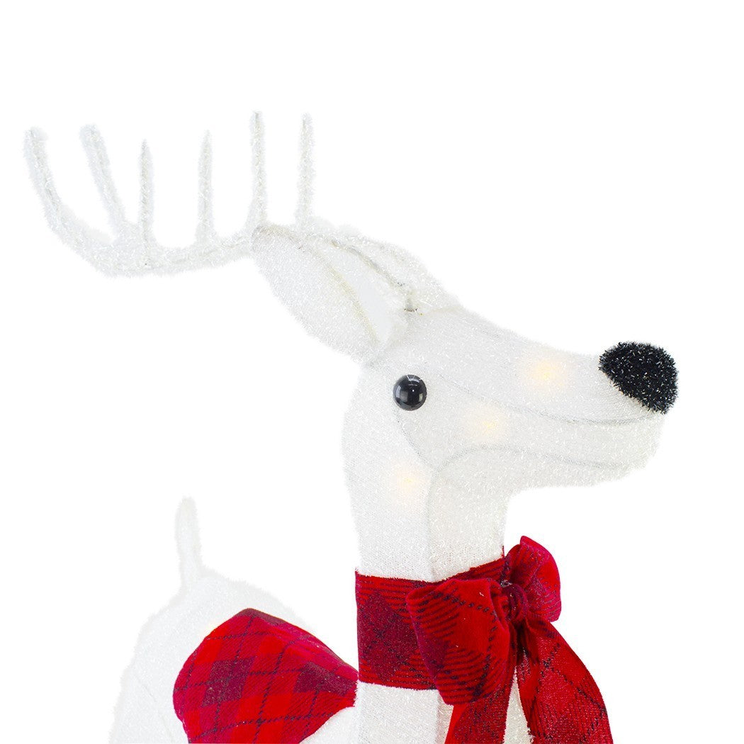 401002 Renne de Noël avec lumières et mouvement décoration de Noël 70Hx15x50cm
