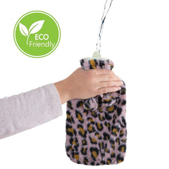 567912 Sac à eau chaude Warm & Relax 2Lt Animal Fleece Coated
