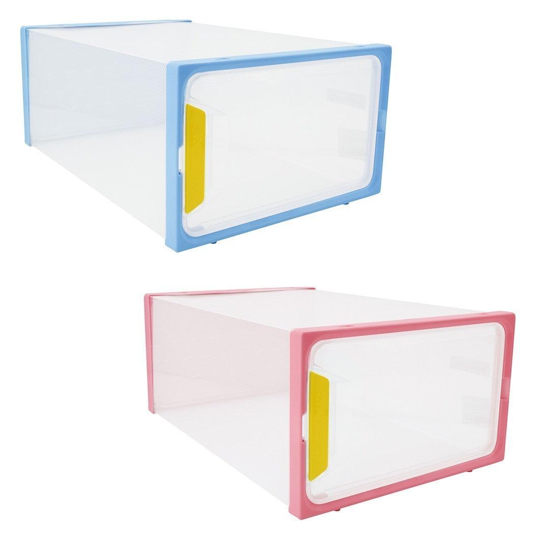 Boîtes à chaussures peu encombrantes avec organiseurs de portes 23x33xH14 cm