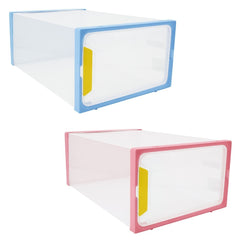 Boîtes à chaussures peu encombrantes avec organiseurs de portes 23x33xH14 cm