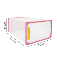 Boîtes à chaussures peu encombrantes avec organiseurs de portes 23x33xH14 cm