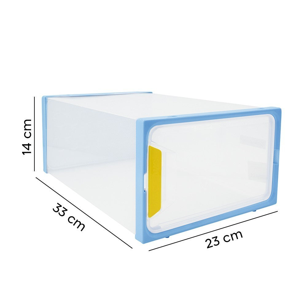 Boîtes à chaussures peu encombrantes avec organiseurs de portes 23x33xH14 cm