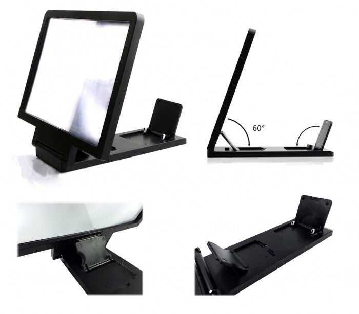 Loupe Frame agrandissant pour smartphone - écran 3D de 7,5 pouces à zoom x3