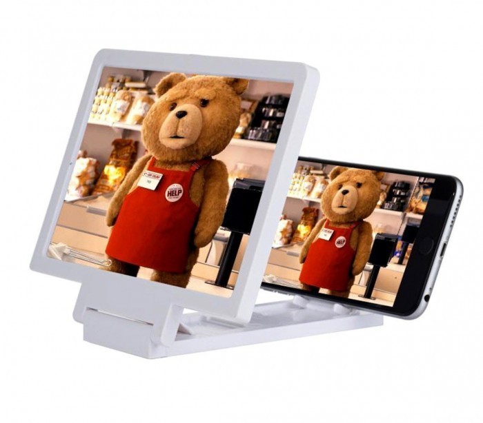Loupe Frame agrandissant pour smartphone - écran 3D de 7,5 pouces à zoom x3