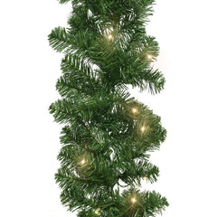 434969 Couronne de Noël 3mt Branche d'arbre 200 pointes chaudes Lumières à piles