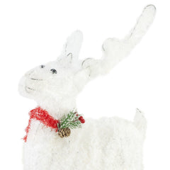 293030 Renne de Noël lumineux 70cm lumière LED avec piles décorations de Noël