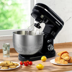 Blender planétaire DGBAVARIA 5L accessoires en acier inoxydable 6 vitesses 1200W