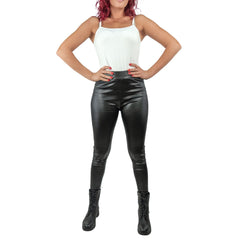 AURORA C-9002 leggings polaires pour femmes, taille haute, cuir thermique