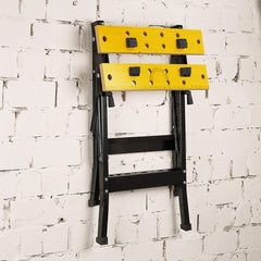 Établi de bricolage pliable avec verrous latéraux et porte-outils