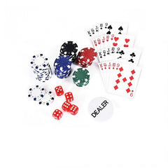 Set de poker professionnel 200 jetons avec étui et 2 jeux de cartes de poker