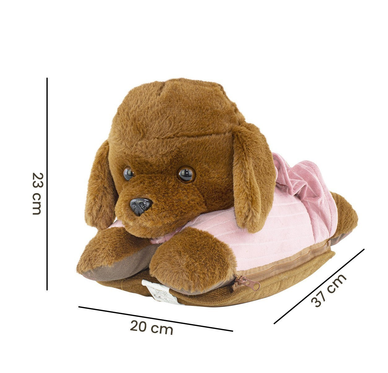 3965302 Sac chauffant électrique COVERI Amic8 avec chien en peluche
