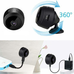 29037 Mini Caméra Wifi HD Sans Fil et Micro Caméra Espion Cachée avec Micro SD