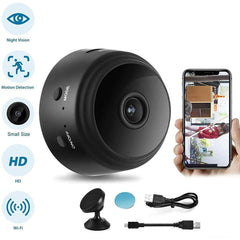 29037 Mini Caméra Wifi HD Sans Fil et Micro Caméra Espion Cachée avec Micro SD