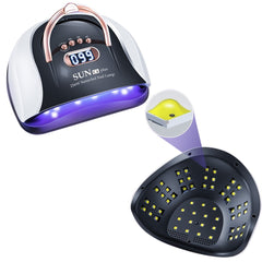 092816 Lampe à ongles professionnelle UV LED 57 LED avec affichage 256W