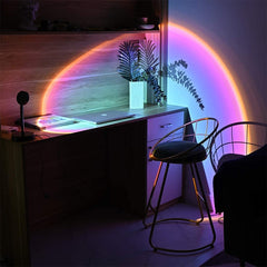 861155 Lampe d'ambiance LED USB rotative ARCOBALENO Project Light Wall