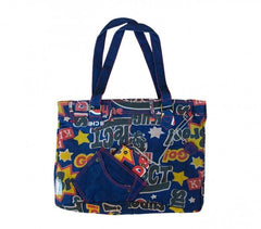 Sac shopping - cabas - bag 38 x 30 x 10 cm mod. MAGAZINE style pop 