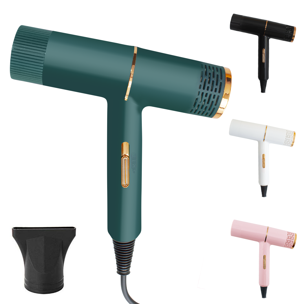 Sèche-cheveux professionnel à faible bruit de 2000 W sec en 3 à 5 minutes