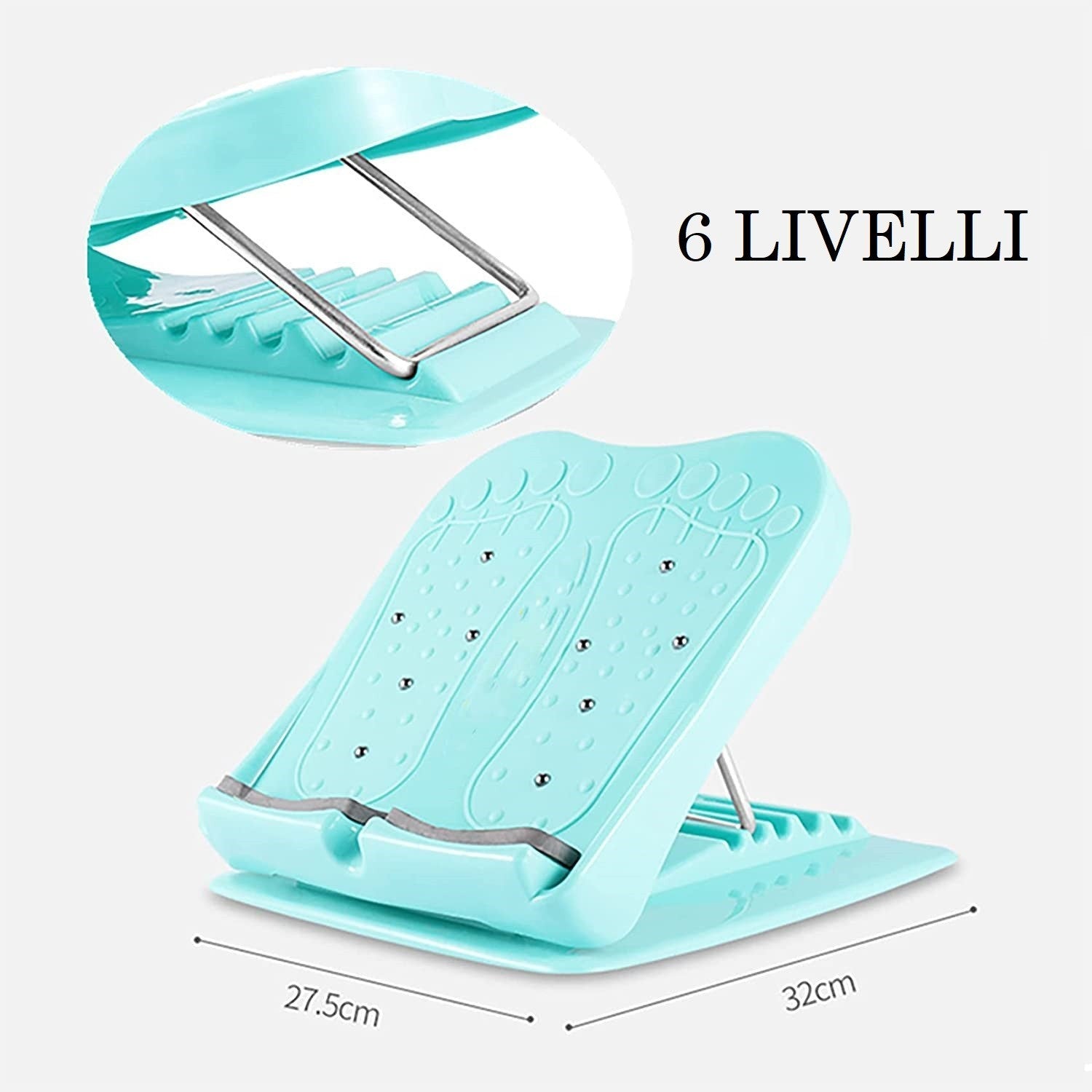210962 Aimants massage pieds pour plate-forme d'étirement musculaire inclinée