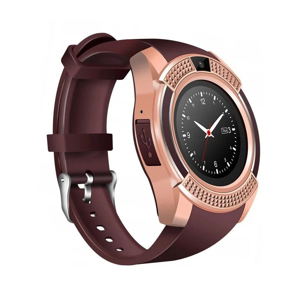 00095 Smartwatch cadran rond 3cm horloge notifications et tracker caméra