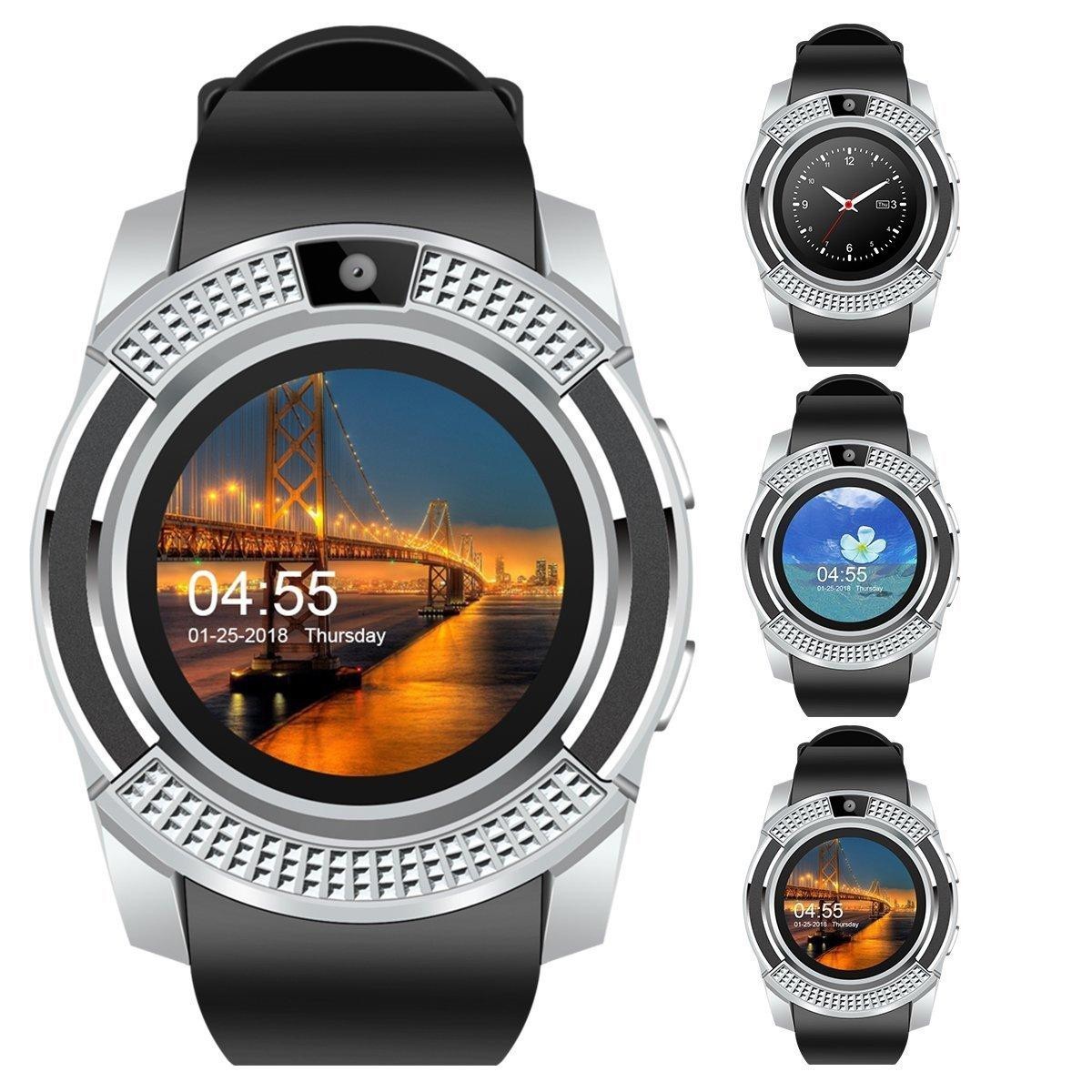 00095 Smartwatch cadran rond 3cm horloge notifications et tracker caméra