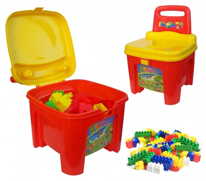 Coffre coloré en forme de chaise - Briques empilables - Lego - 114237