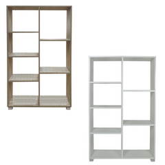 Étagère bibliothèque 7 étagères Art.110 Étagère en bois 80x24x126.5H
