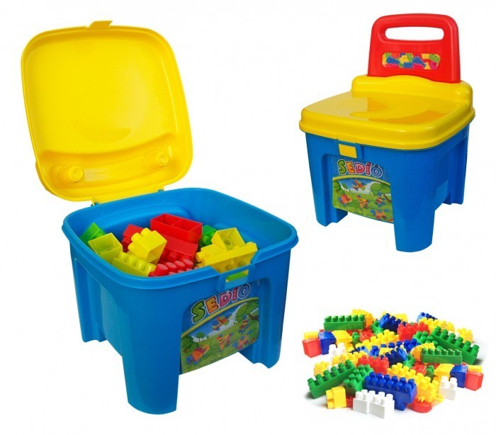 Coffre coloré en forme de chaise - Briques empilables - Lego - 114237