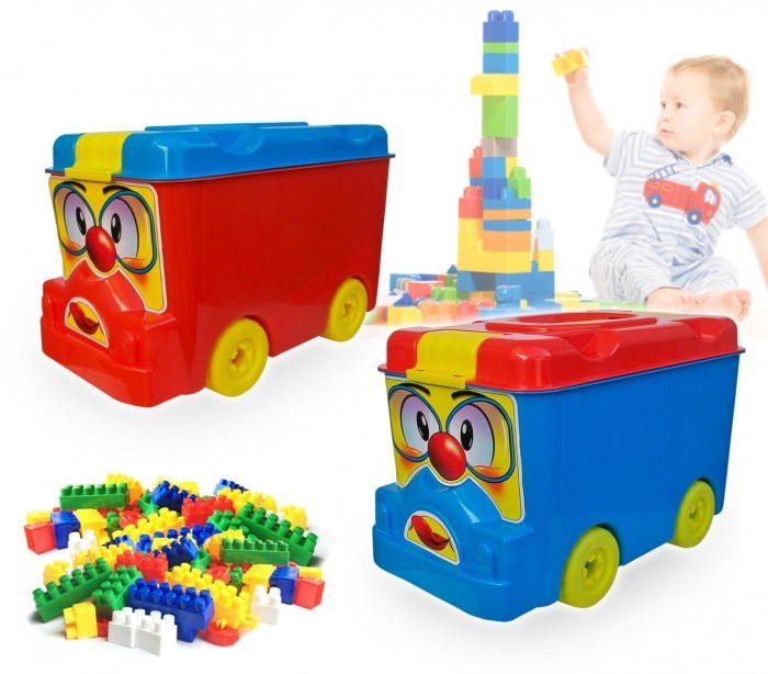 Set de 64 pièces - coffre coloré en forme de camion - Lego 114497