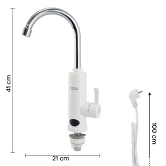 201116 Robinet électrique pour eau chaude pour chauffage instantané 21x41cm
