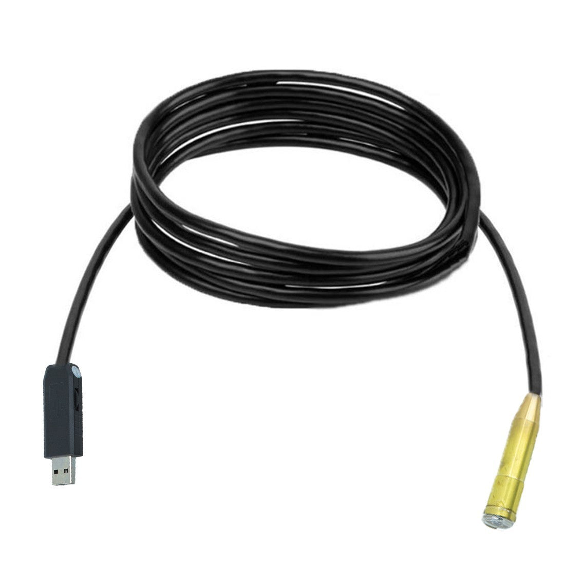 Caméra endoscope USB 5m avec sonde étanche flexible à 4 LED