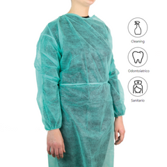 Blouse jetable antibactérienne de classe I médicale ou en visite pour patient