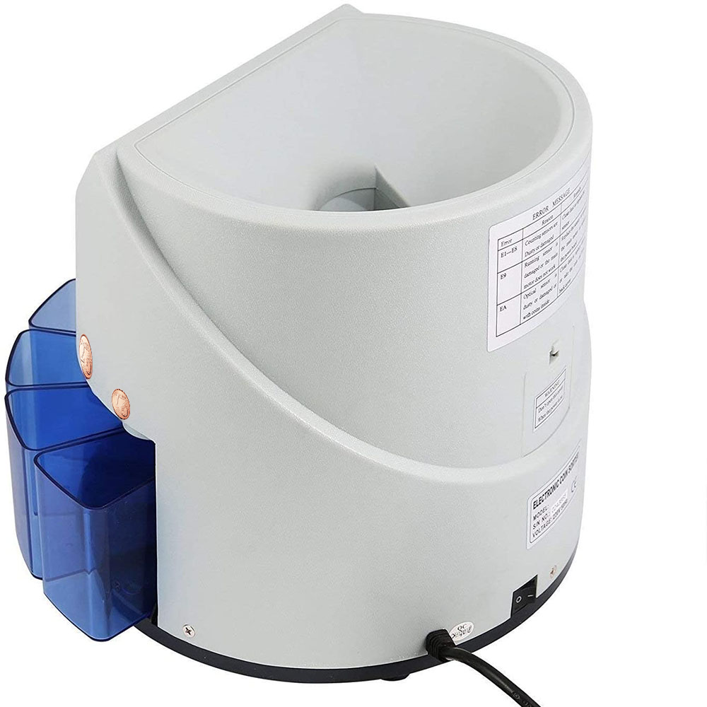 806681 Compteuse électronique automatique capacité 500 pièces 8 compartiments