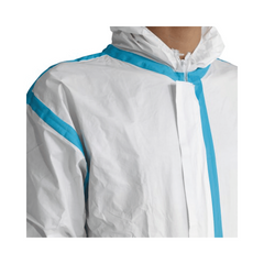 Robe protection médicale antibactérienne étanche non stérile à usage unique