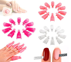 Kit 20 pcs gel clip et Gel Polish Remover 3422 pour Nail Art Nails