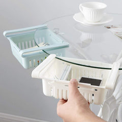 Set de 2 Cajones Frigorífico 187325 Organizador Plástico Expandible