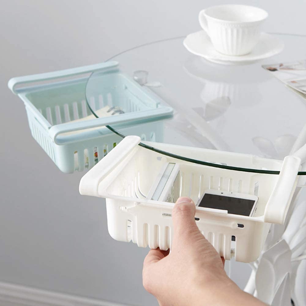 Ensemble 4 tiroirs de réfrigérateur 187325 Organisateur en plastique extensible